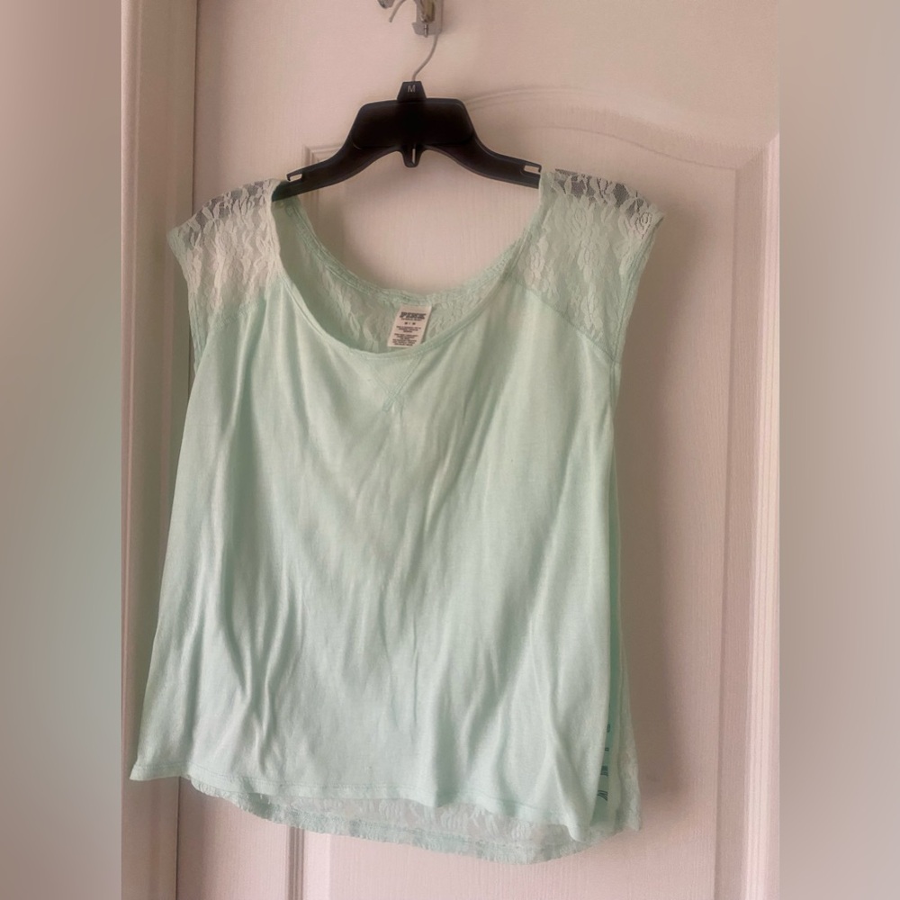 VS PINK lace sleeveless tank top